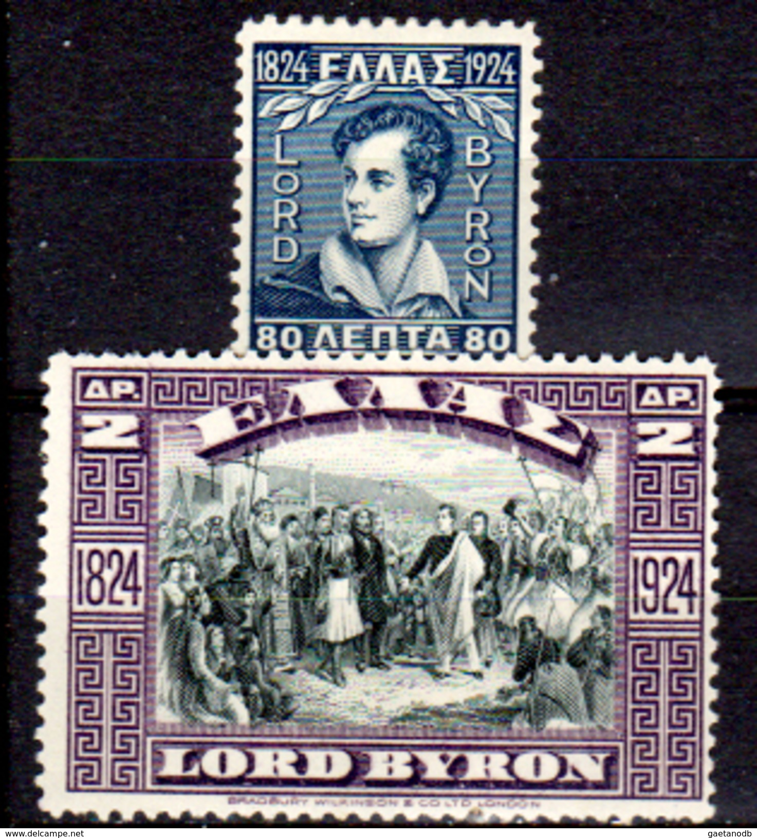 Grecia-F0166 - 1924 - Yvert & Tellier N. 345-346 (+/++) LH/MNH - Senza Difetti Occulti. - Gebraucht