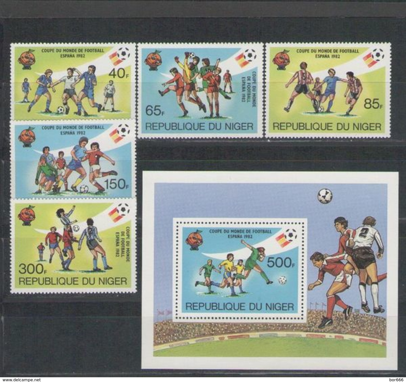 Niger - SOCCER / FOOTBALL 1981 MNH - Niger (1960-...)