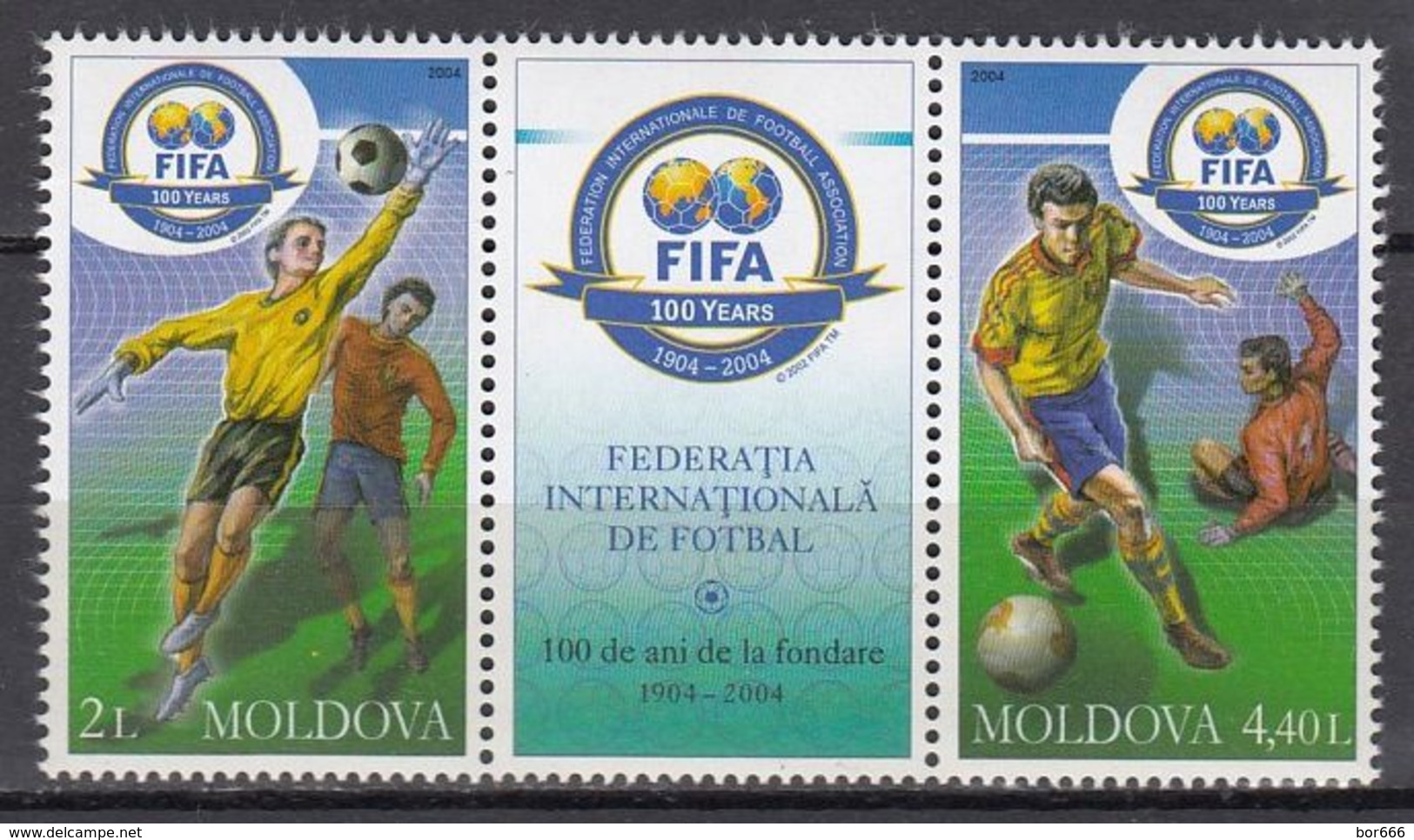 Moldova - SOCCER / FOOTBALL 2004 MNH - Moldova