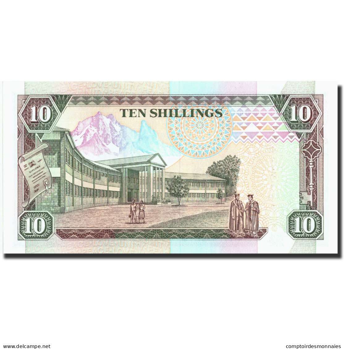 Billet, Kenya, 10 Shillings, 1994, 1994-01-01, KM:24f, NEUF - Kenya