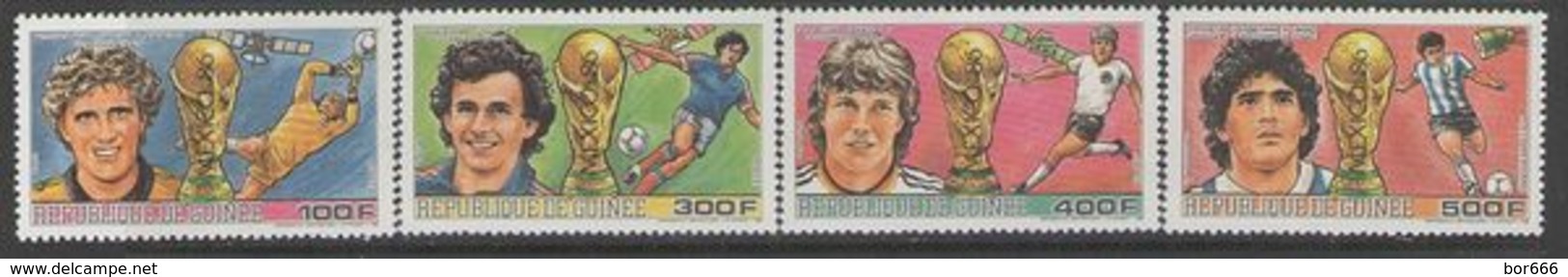 Guinea - SOCCER / FOOTBALL 1986 MNH - Guinea (1958-...)