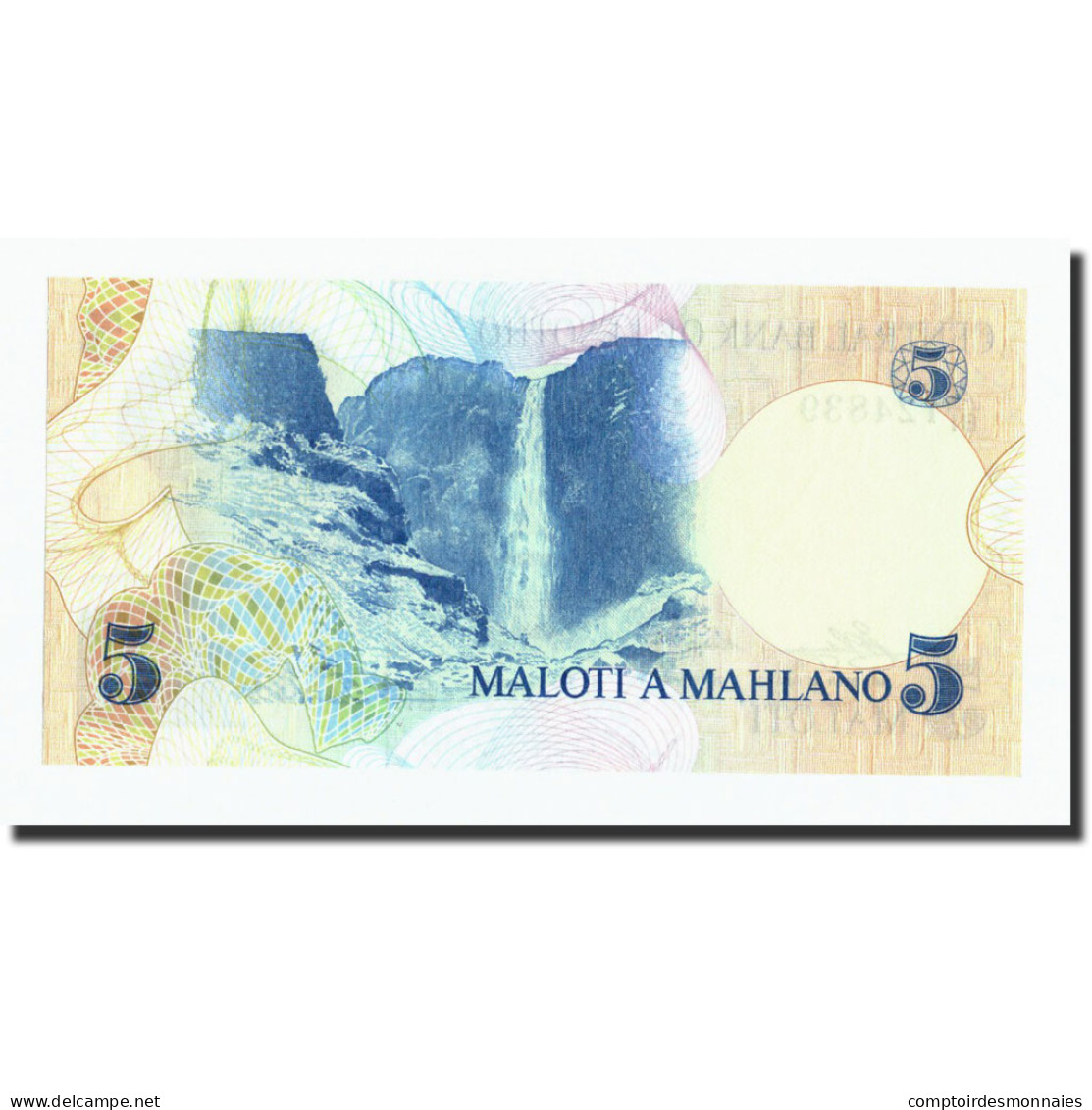 Billet, Lesotho, 5 Maloti, 1981, 1981, KM:5a, NEUF - Kenia