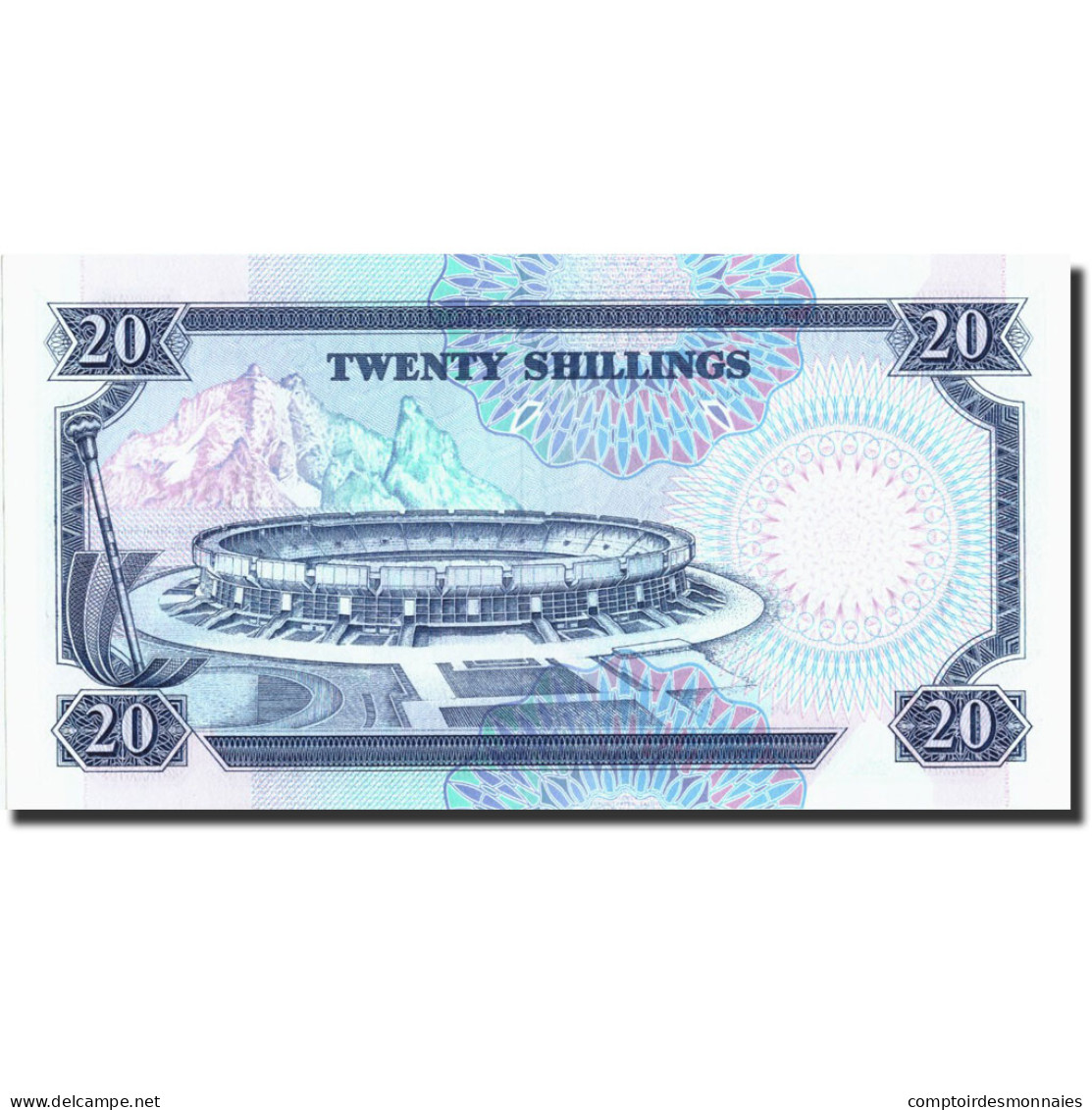 Billet, Kenya, 20 Shillings, 1992, 1992-01-02, KM:25e, NEUF - Kenya