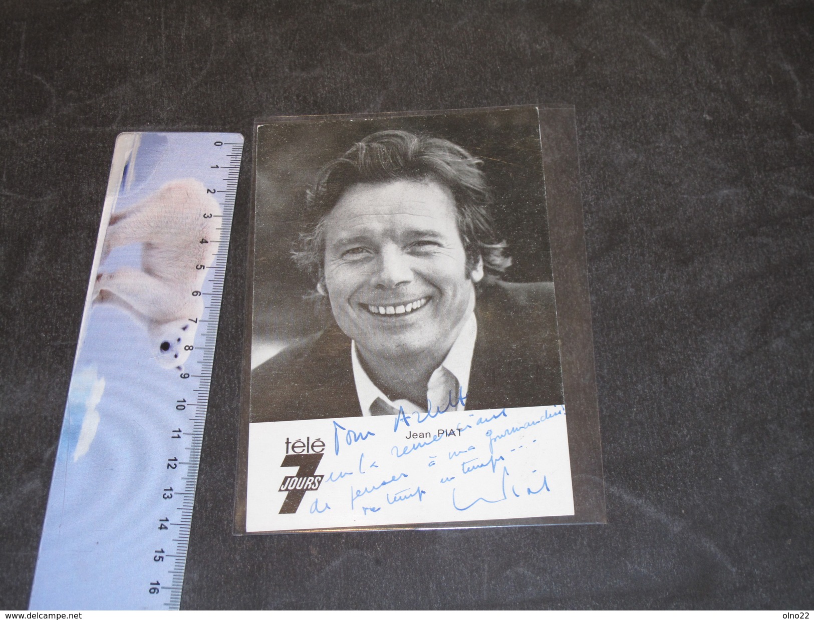 AUTOGRAPHE Jean PIAT - Dédicace à Arlette - - Autres & Non Classés