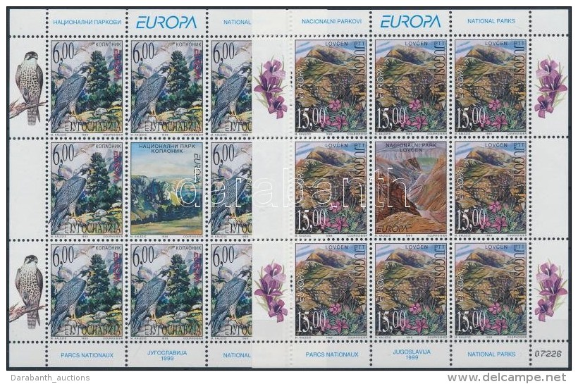 ** 1999 Europa CEPT Nemzeti Parkok Kis&iacute;vsor Mi 2910-2911 - Otros & Sin Clasificación