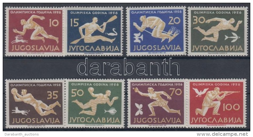 ** 1956 Ny&aacute;ri Olimpia, Melbourne Sor Mi 804-811 - Altri & Non Classificati