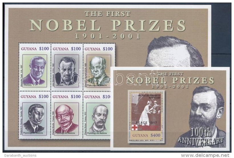 ** 2002 Nobel-d&iacute;jasok Kis&iacute;vsor + 3 Blokk Mi 7357-7368 + 728-730 - Altri & Non Classificati