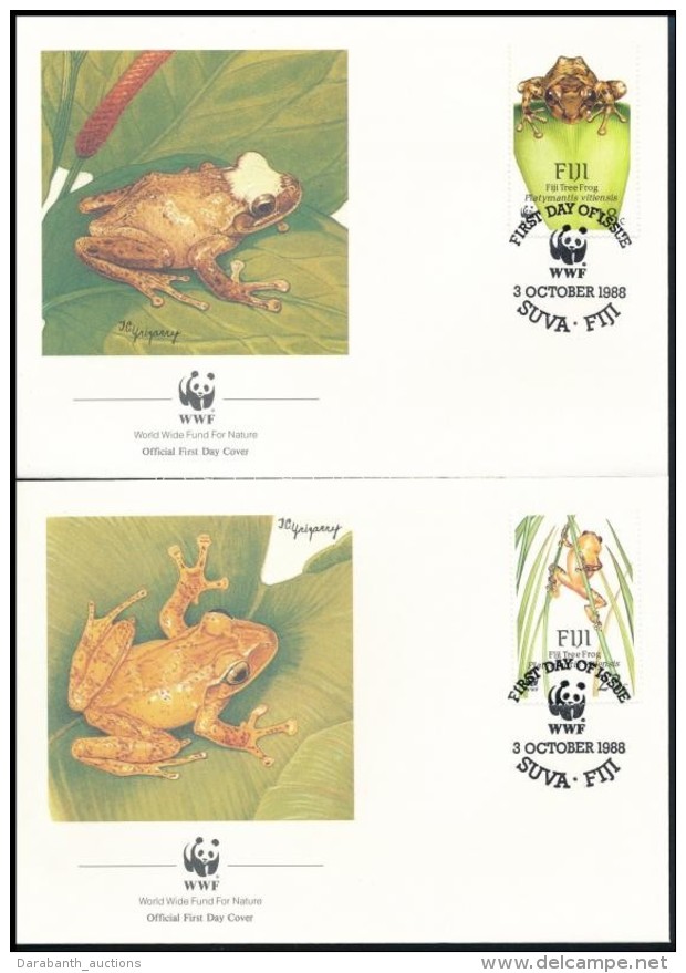 1988 WWF B&eacute;k&aacute;k Sor 4 Db FDC-n Mi 586-589 - Altri & Non Classificati