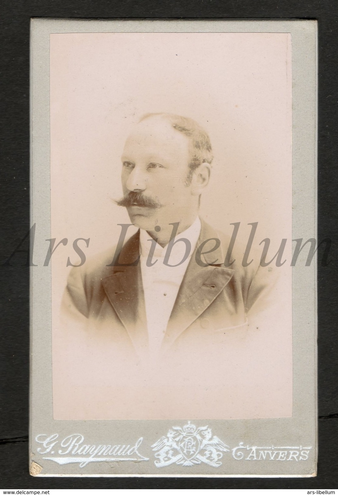 Photo-carte De Visite / CDV / Homme / Man / Photo G. Raymaud / Anvers / Antwerpen - Anciennes (Av. 1900)