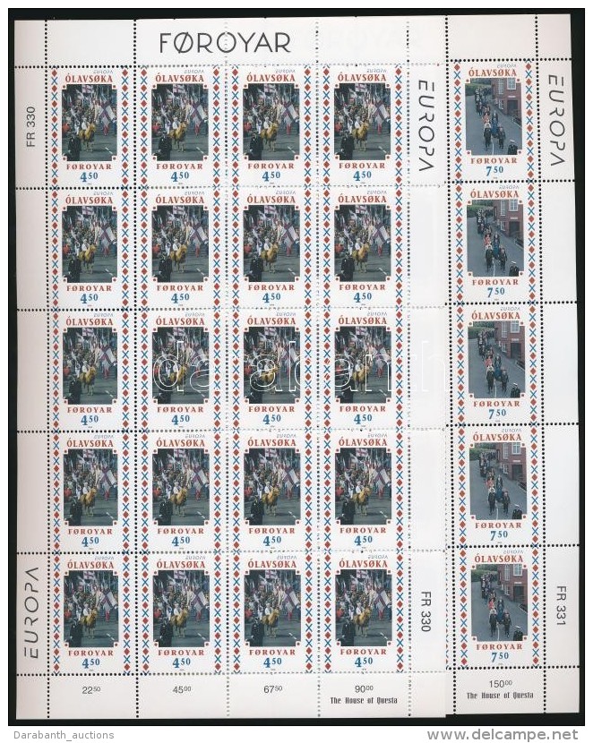 ** 1998 Europa CEPT: Nemzeti &uuml;nnepek &eacute;s Fesztiv&aacute;lok Kis&iacute;vsor Mi 338-339 - Otros & Sin Clasificación