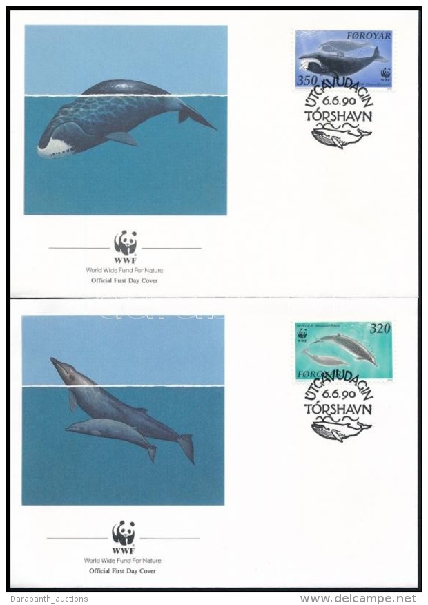 1990 WWF: B&aacute;lna Sor Mi 203-206 4 Db FDC-n - Altri & Non Classificati