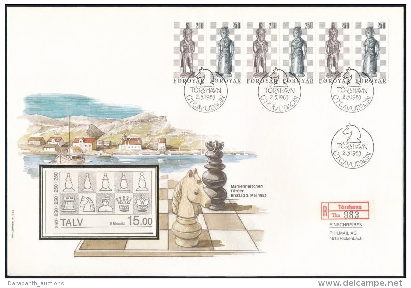 1983 Sakkfigur&aacute;k Hatoscs&iacute;k Mi 82-83 FDC-n - Altri & Non Classificati