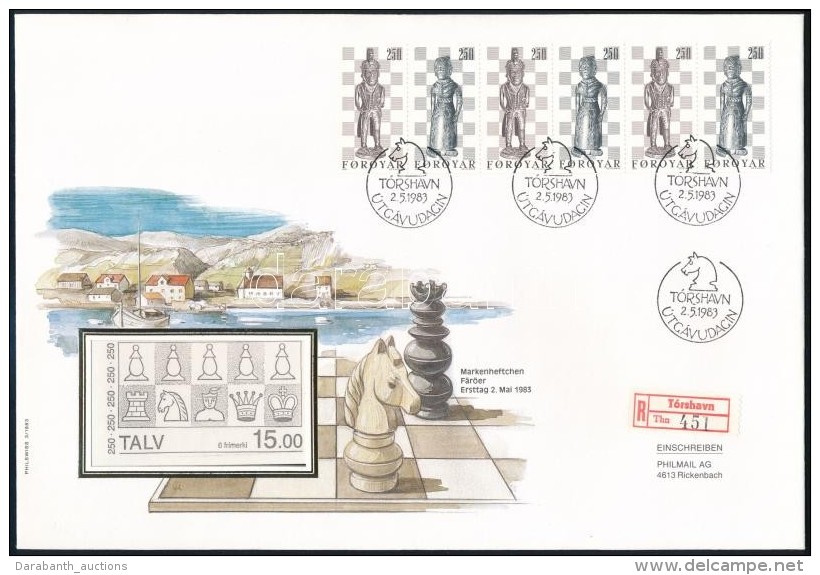 1983 Sakkfigur&aacute;k Hatoscs&iacute;k Mi 82-83 FDC-n - Otros & Sin Clasificación