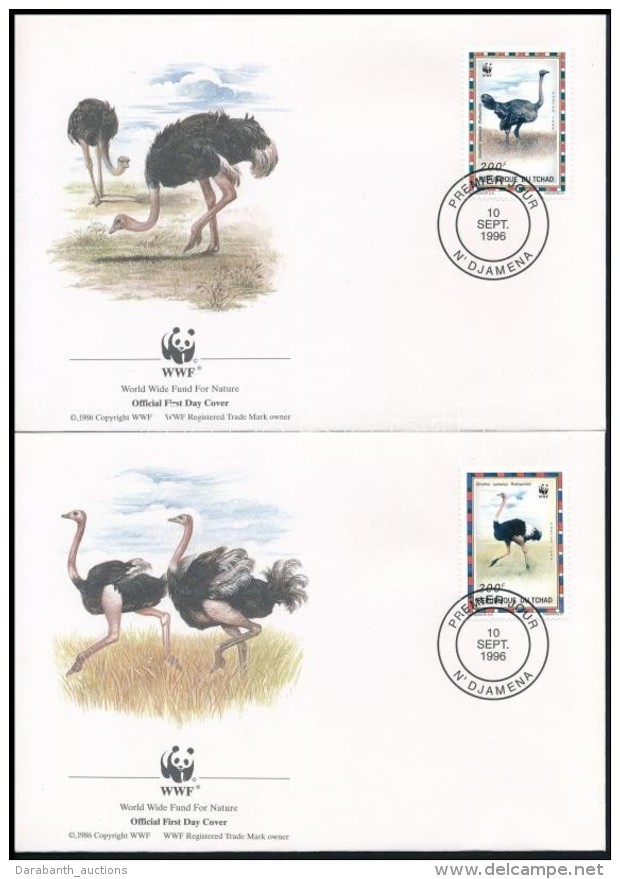 1996 WWF: Strucc Sor Mi 1370-1373 4 Db FDC-n - Altri & Non Classificati