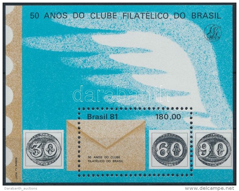 ** 1981 50 &eacute;ves Brazil B&eacute;lyeggyÅ±jtÅ‘knek Klub Blokk Mi 47 - Otros & Sin Clasificación