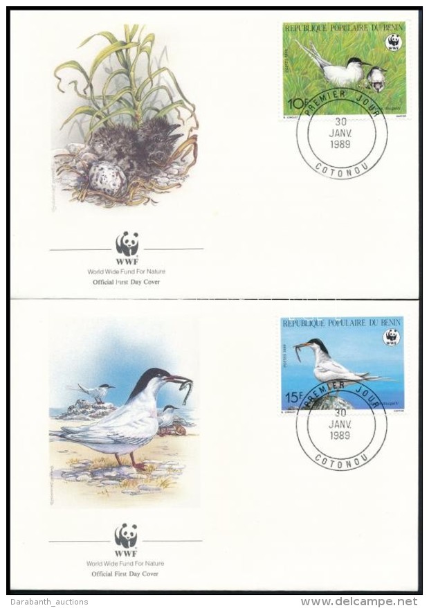 1989 WWF: R&oacute;zs&aacute;s Cs&eacute;r Sor Mi 476-479  4 Db FDC-n - Other & Unclassified