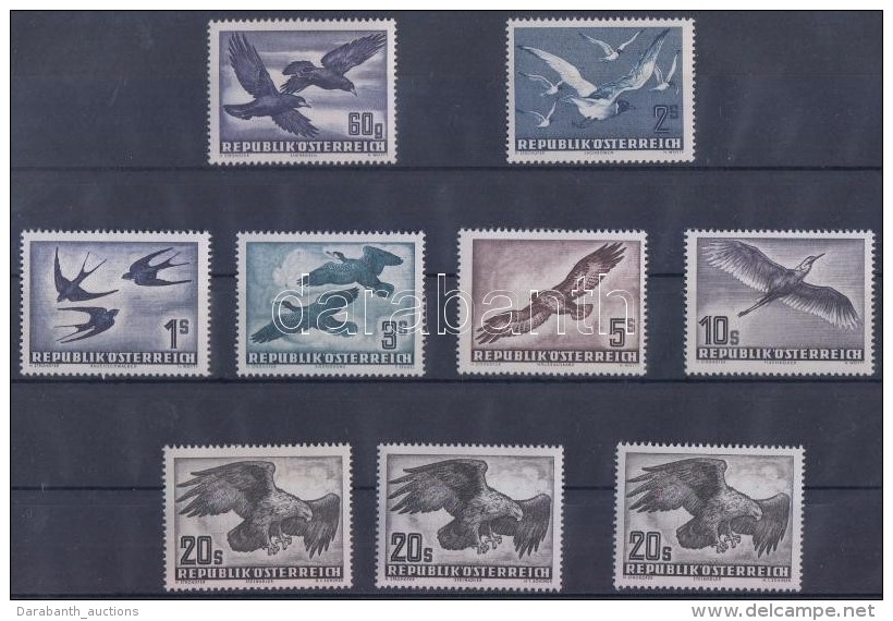 ** 1950-1959 Mad&aacute;r Sorok Mi 955-956, 968 X-y, 984-987 - Altri & Non Classificati