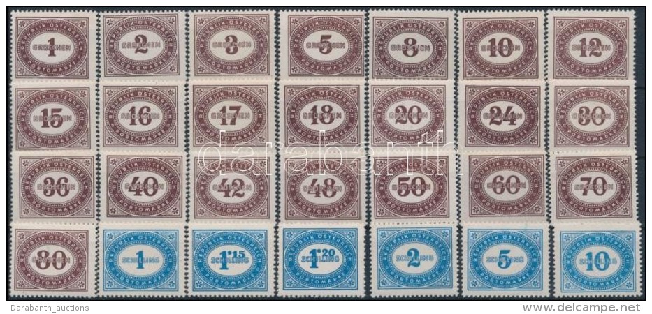 ** 1947 Port&oacute; Sor Mi 204-231 (Mi EUR 28,-) - Andere & Zonder Classificatie