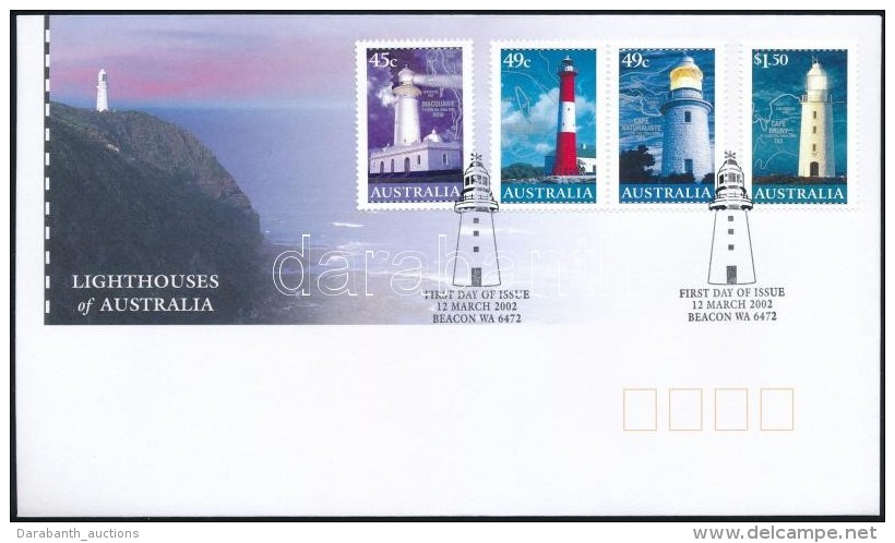 2002 Vil&aacute;g&iacute;t&oacute;torony Sor Mi 2125-2128 FDC-n - Altri & Non Classificati