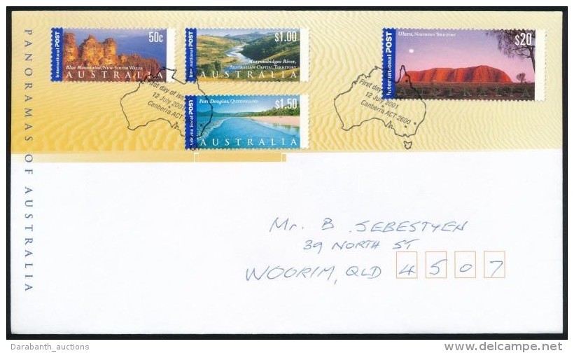 2001 Forgalmi Sor Mi 2061-2064 FDC-n - Altri & Non Classificati