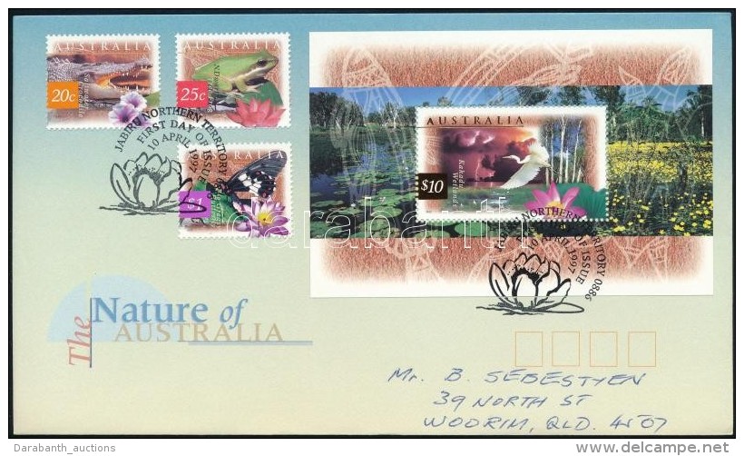 1997 Forgalmi Sor Mi 1630-1632 + Blokk Mi 24 FDC-n - Altri & Non Classificati