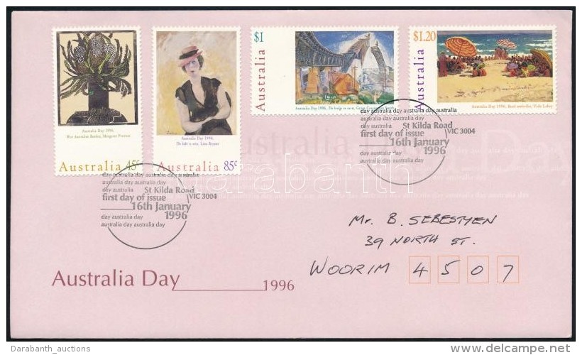 1996 MÅ±v&eacute;szet Sor Mi 1527-1530 FDC-n - Altri & Non Classificati