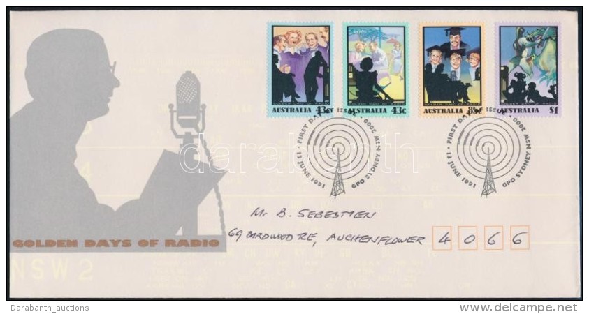 1991 R&aacute;di&oacute; Sor Mi 1253-1256 FDC-n - Altri & Non Classificati