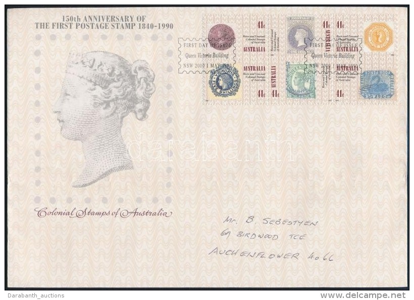 1990 150 &eacute;ves A B&eacute;lyeg Hatost&ouml;mb Mi 1203-1208 + Blokk Mi 10 2 Db FDC-n - Altri & Non Classificati