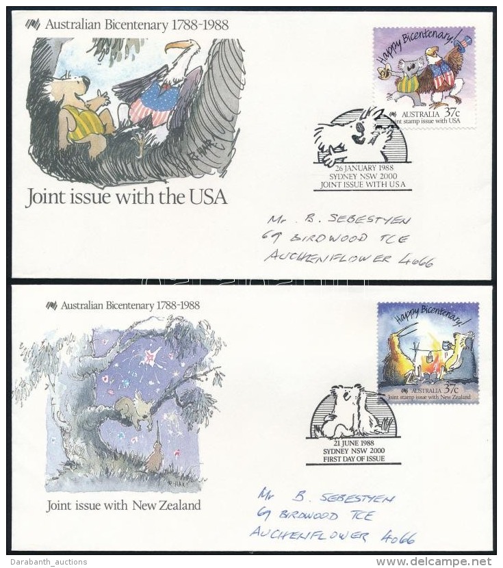 1988-1989 4 Klf FDC - Altri & Non Classificati