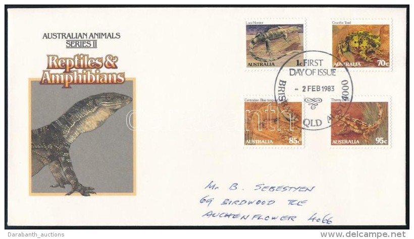 1983 Forgalmi Sor Mi 826-829 FDC-n - Otros & Sin Clasificación