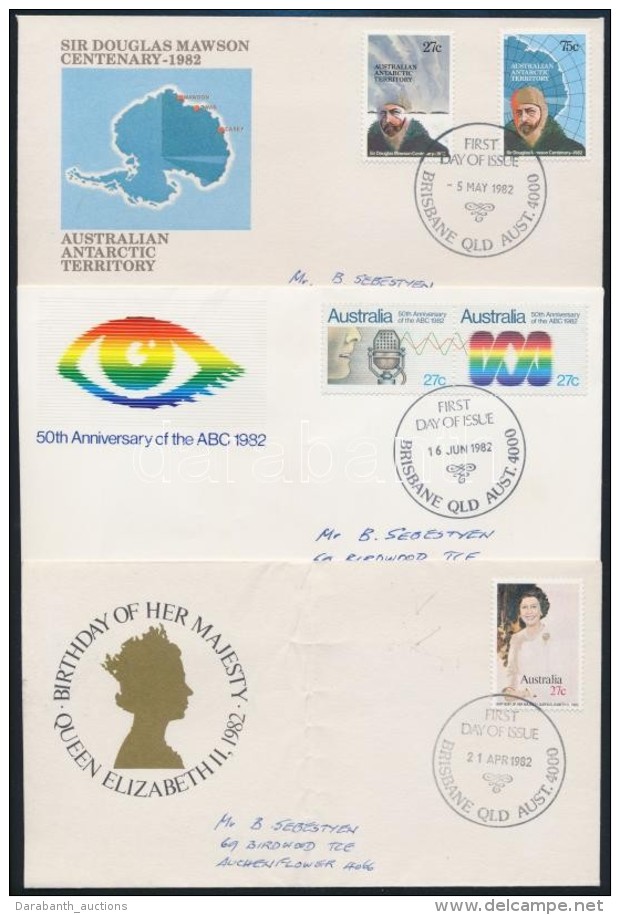 1982 4 Klf FDC - Andere & Zonder Classificatie