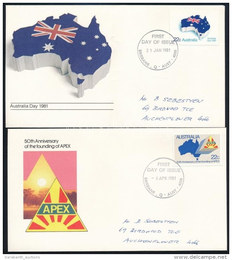 1981 4 Klf FDC - Altri & Non Classificati