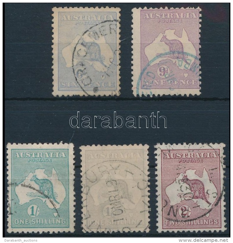 O 1915 5 Db B&eacute;lyeg Mi 44, 46-48 - Altri & Non Classificati