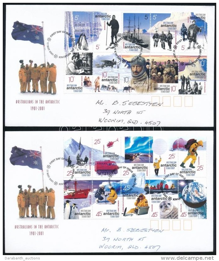 2001 Kutat&oacute;&aacute;llom&aacute;s Teljes &iacute;v Mi 125-144 2 Db FDC-n - Andere & Zonder Classificatie