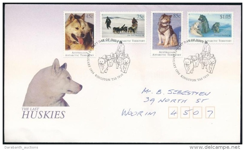 1994 Sz&aacute;nh&uacute;z&oacute;kutya Sor Mi 98-101 FDC-n - Otros & Sin Clasificación