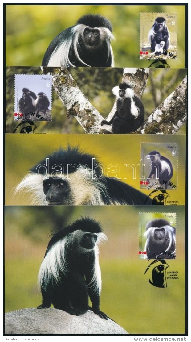 2004 WWF: Majmok Sor 4 Db CM-n Mi 1745-1748 - Altri & Non Classificati