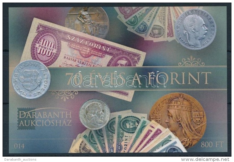 ** 2016 70 &eacute;ves A Forint Eml&eacute;k&iacute;v (ssz.: 014) - Altri & Non Classificati