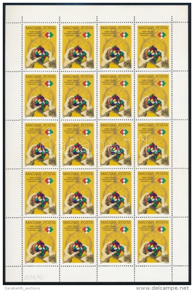 ** 1982 Rubik Kocka Teljes &iacute;v (5.000) - Altri & Non Classificati