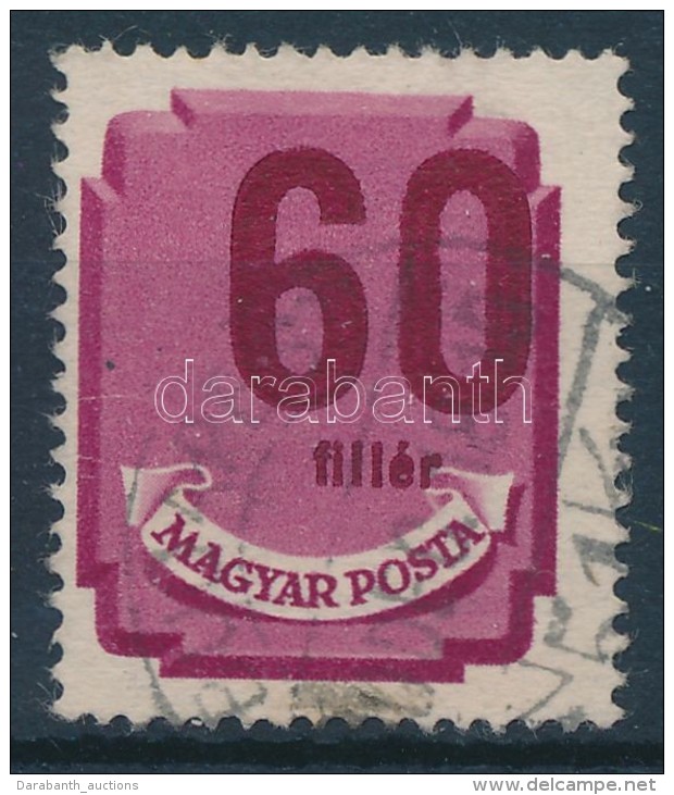 O 1950 Forint-fill&eacute;r Port&oacute; 60f Az &eacute;rt&eacute;ksz&aacute;m ErÅ‘sen Eltol&oacute;dott - Otros & Sin Clasificación