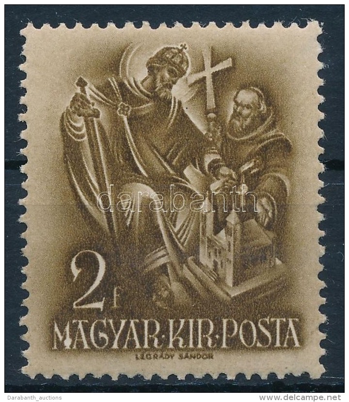 ** 1938 Szent Istv&aacute;n 2f, M BetÅ±n&eacute;l Feh&eacute;r Folt - Other & Unclassified