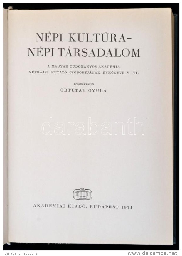 N&eacute;pi Kult&uacute;ra - N&eacute;pi T&aacute;rsadalom. MTA N&eacute;prajzi Kutat&oacute; Csoportj&aacute;nak... - Sin Clasificación