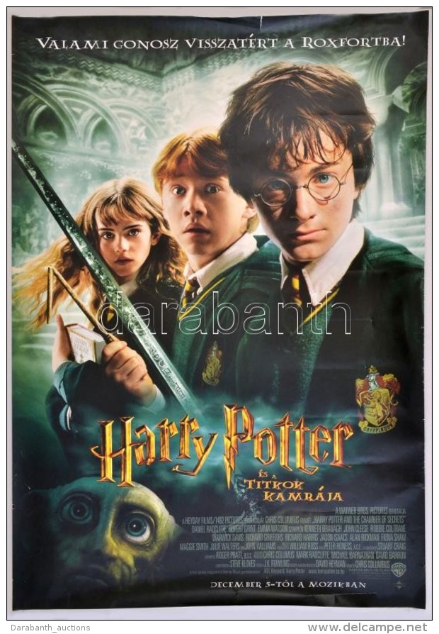 2002 Harry Potter &eacute;s A Titkok Kamr&aacute;ja, Filmplak&aacute;t, Sz&eacute;lein&eacute;l Kis... - Andere & Zonder Classificatie