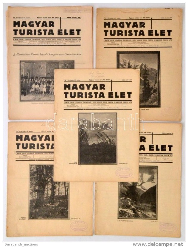 1935-1943 A Magyar Turista &Eacute;let T&ouml;bb Sz&aacute;ma K&uuml;l&ouml;nb&ouml;zÅ‘ &eacute;vfolyamokb&oacute;l - Non Classificati