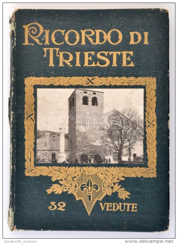 Cca 1920-1940 Ricordo Di Trieste, K&eacute;pes Leporell&oacute; Trieste V&aacute;ros&aacute;r&oacute;l, 32... - Non Classificati