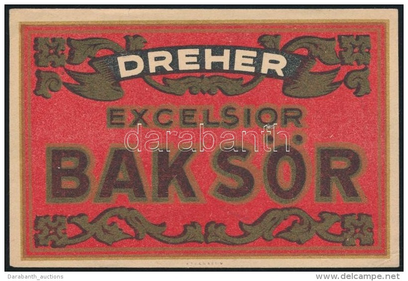 Cca 1920 Dreher Excelsior Bak S&ouml;rc&iacute;mke, Athenaeum, Litho, 8x12 Cm - Publicidad