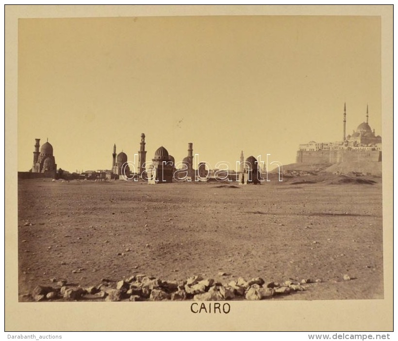 Cca 1910 Cairo Nagym&eacute;retÅ± Fot&oacute; / Large Photo Of Cairo, Egypt. 38x33 Cm - Other & Unclassified