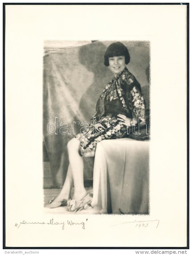 1933 Orphanidesz J&aacute;nos (1876-1939): Anna May Wong (1905-1961) K&iacute;nai Sz&aacute;rmaz&aacute;s&uacute;,... - Otros & Sin Clasificación