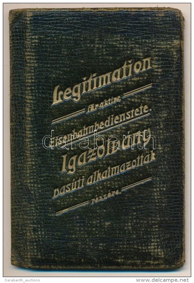 1911-1919 Magyar Kir&aacute;lyi &Aacute;llamvasutak MozdonyvezetÅ‘je R&eacute;sz&eacute;re Ki&aacute;ll&iacute;tott... - Non Classificati