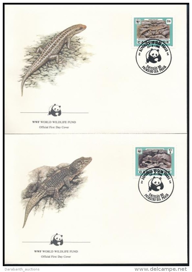 1986 WWF: Gy&iacute;k Sor Mi 500-503 4 FDC-n - Andere & Zonder Classificatie