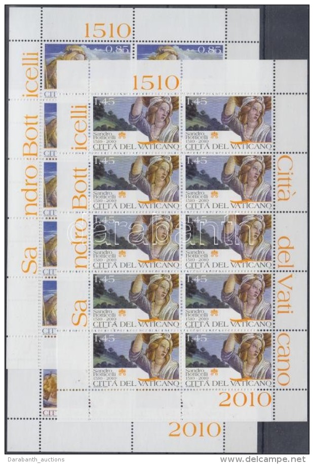 ** 2010 Botticelli Festm&eacute;nyek Kis&iacute;vsor Mi 1661-1663 - Altri & Non Classificati